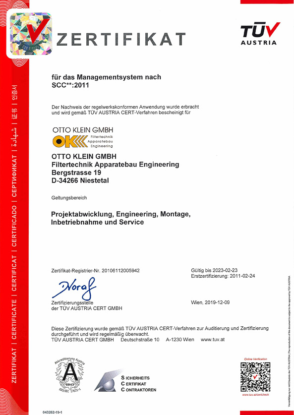 Zertifikat SCC2011-02-2023